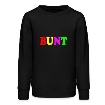 Bunt - Teenager Organic Sweatshirt Mini Changer von Stanley/Stella - Schwarz - Vorne - AI Model Teenager Male light (155cm)