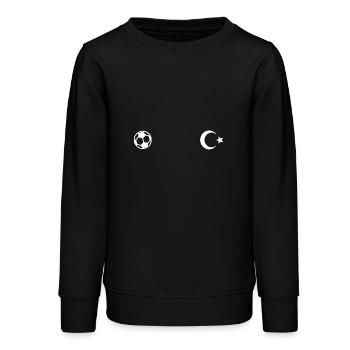 Turquie - Sweat ado bio Stanley/Stella - noir - Devant - AI Model Teenager Male light (155cm)
