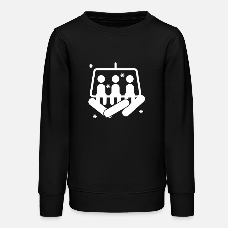 Snowboard - Sweat ado bio Stanley/Stella - noir