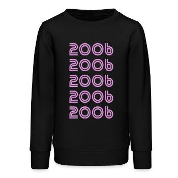 2006 - Teenager Organic Sweatshirt Mini Changer von Stanley/Stella - Schwarz - Vorne - AI Model Teenager Male light (155cm)