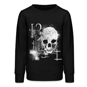 13 - Teenager Organic Sweatshirt Mini Changer von Stanley/Stella - Schwarz - Vorne - AI Model Teenager Male light (155cm)