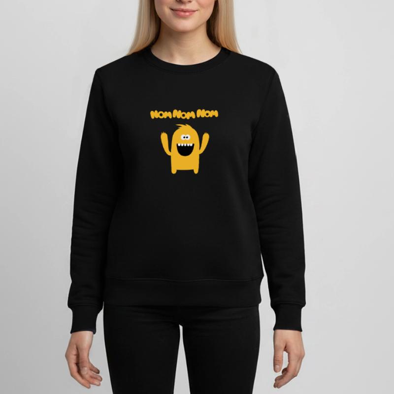 Om nom nom nom - Monster Teenager Organic Sweatshirt Mini Changer von Stanley/Stella