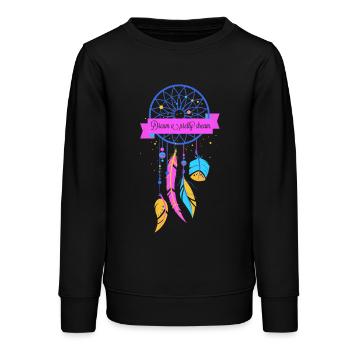 Traumfänger - Teenager Organic Sweatshirt Mini Changer von Stanley/Stella - Schwarz - Vorne - AI Model Teenager Male light (155cm)