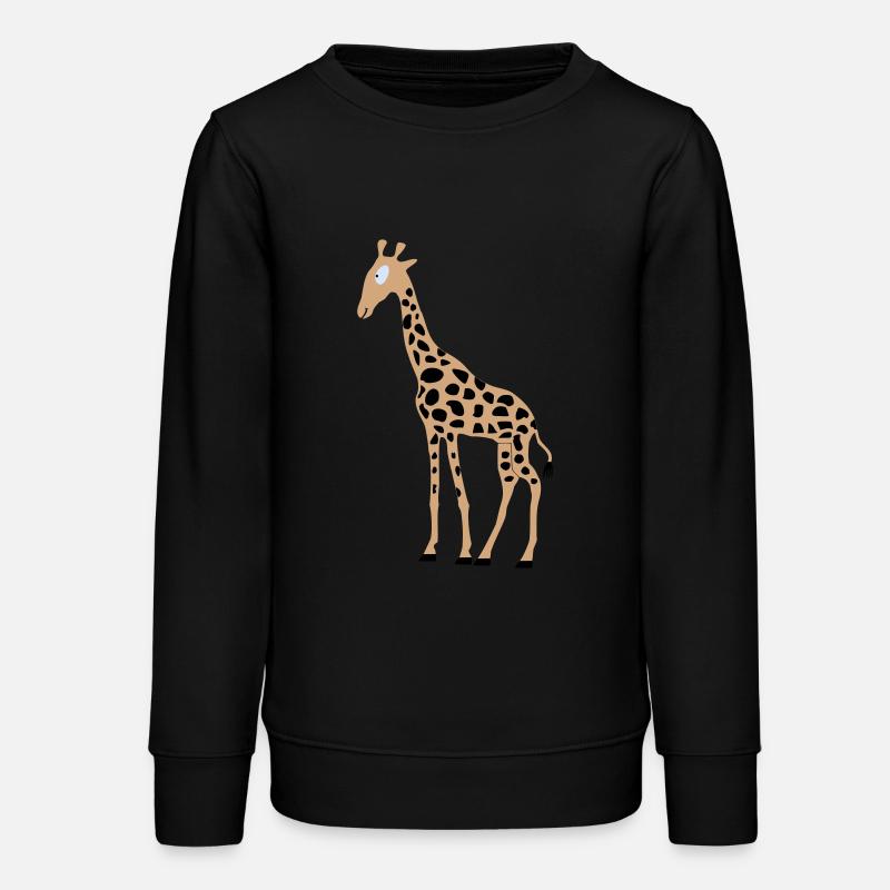 Giraffe - Teens Organic Sweatshirt by Stanley/Stella - black