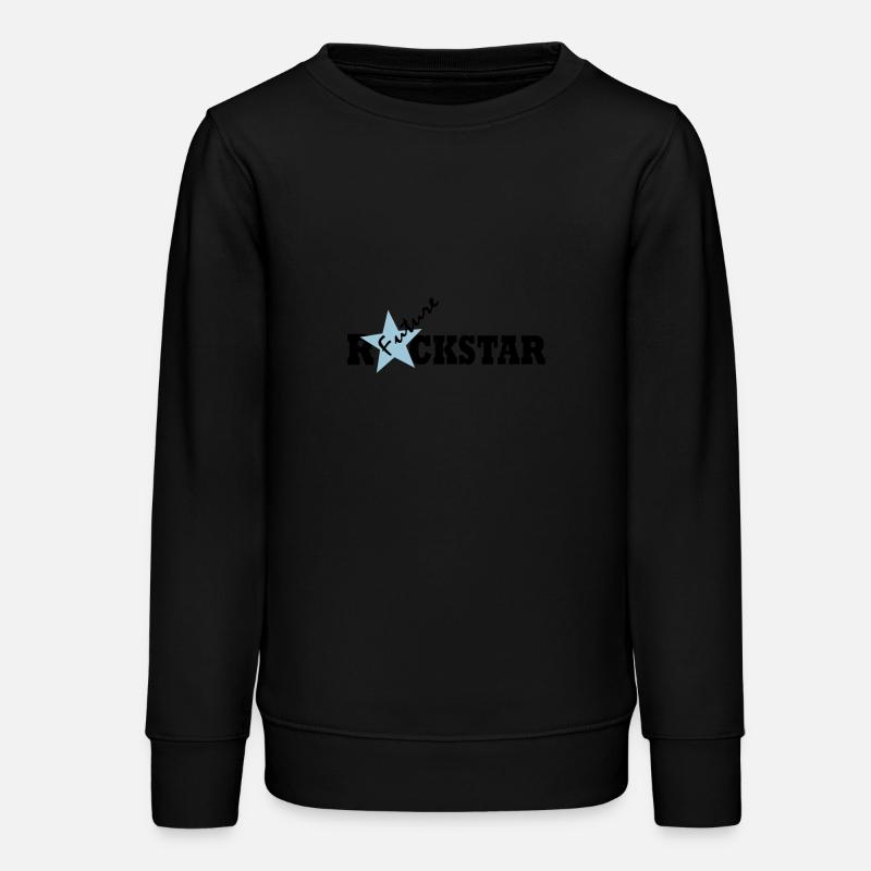 Future Rock Star Boys - Teens Organic Sweatshirt by Stanley/Stella - black