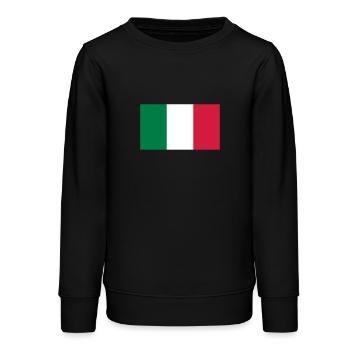 Drapeau national du Mexique - Sweat ado bio Stanley/Stella - noir - Devant - AI Model Teenager Male light (155cm)