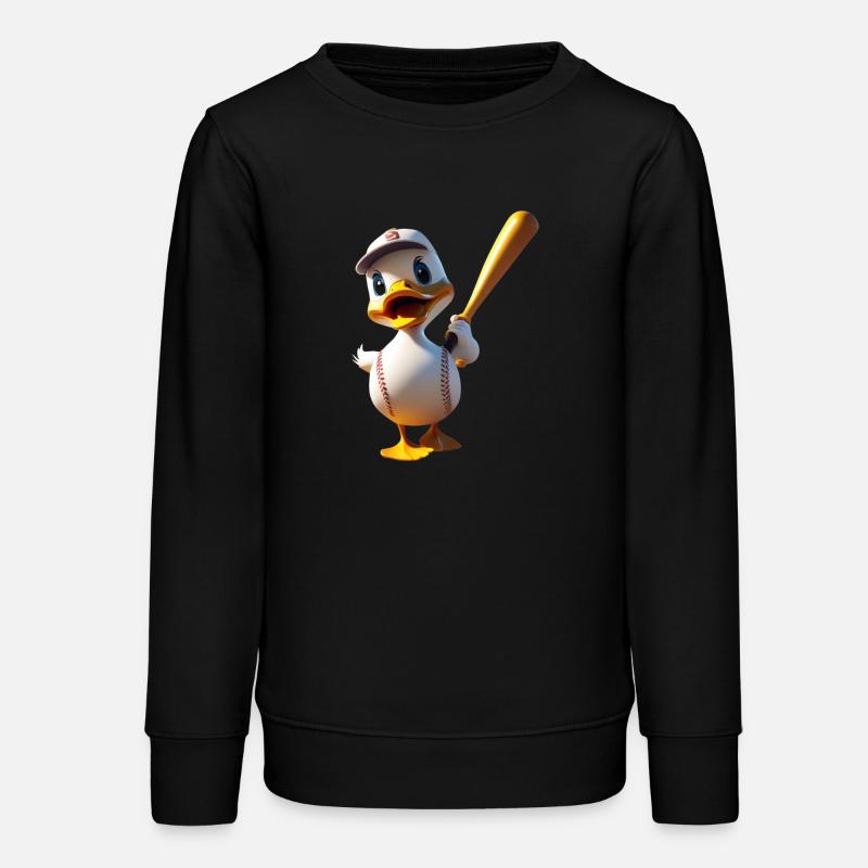 Canard de baseball - Sweat ado bio Stanley/Stella - noir