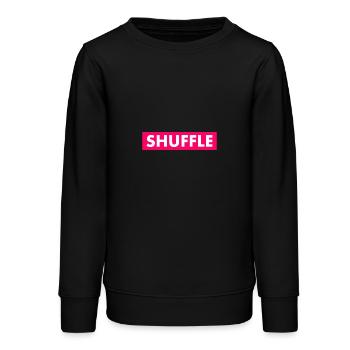 Shuffle - Sweat ado bio Stanley/Stella - noir - Devant - AI Model Teenager Male light (155cm)
