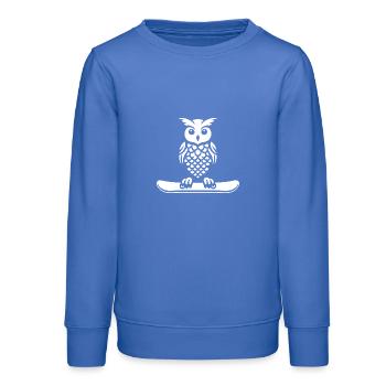 Minimalistisches Design: - Teenager Organic Sweatshirt Mini Changer von Stanley/Stella - carolina Blue - Vorne - AI Model Teenager Male dark (155cm)