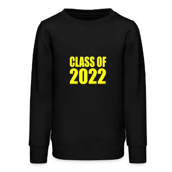Class of 2022 - Teens Organic Sweatshirt by Stanley/Stella - black - Front - AI Model Teenager Male light (155cm)