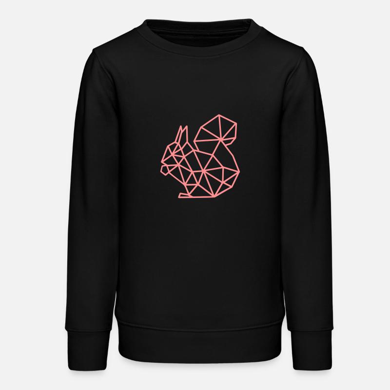 ECUREUIL - Sweat ado bio Stanley/Stella - noir