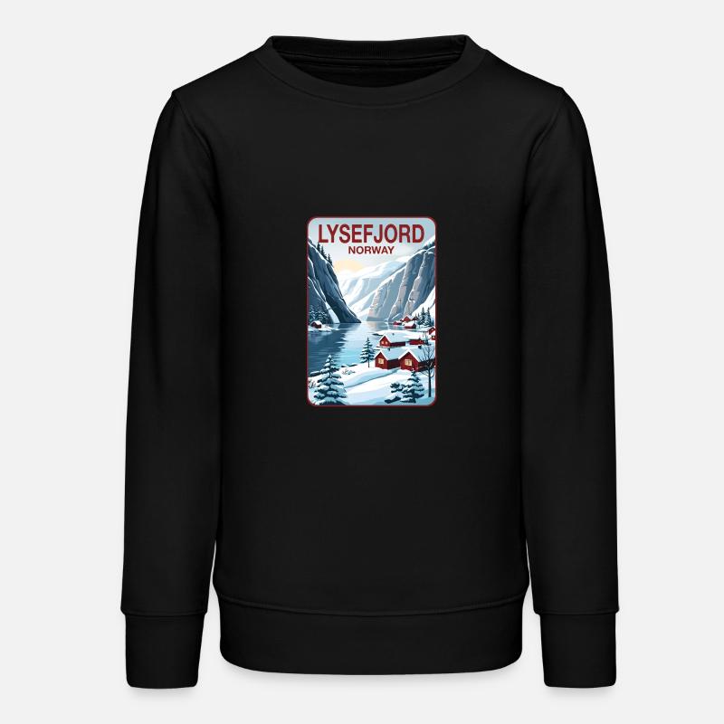 LyseFjord - Sweat ado bio Stanley/Stella - noir