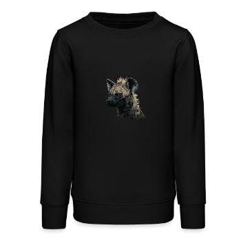 Punkrock Hyäne - Teenager Organic Sweatshirt Mini Changer von Stanley/Stella - Schwarz - Vorne - AI Model Teenager Male light (155cm)