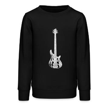 Bass- - Teenager Organic Sweatshirt Mini Changer von Stanley/Stella - Schwarz - Vorne - AI Model Teenager Male light (155cm)
