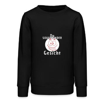 Du Soßenbindergesicht - Teenager Organic Sweatshirt Mini Changer von Stanley/Stella - Schwarz - Vorne - AI Model Teenager Male light (155cm)
