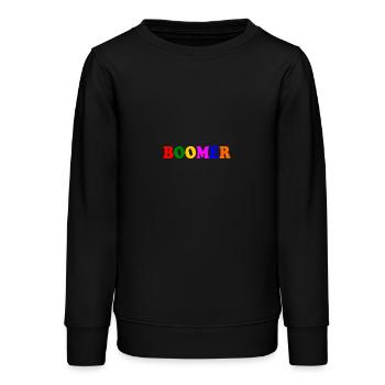 Boomer - Teenager Organic Sweatshirt Mini Changer von Stanley/Stella - Schwarz - Vorne - AI Model Teenager Male light (155cm)