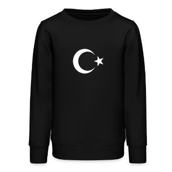 Turquie - Sweat ado bio Stanley/Stella - noir - Devant - AI Model Teenager Male light (155cm)