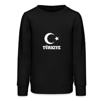 Turquie - Sweat ado bio Stanley/Stella - noir - Devant - AI Model Teenager Male light (155cm)