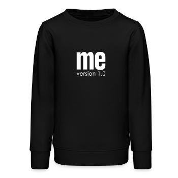 ME version 1.0 AT - Teenager Organic Sweatshirt Mini Changer von Stanley/Stella - Schwarz - Vorne - AI Model Teenager Male light (155cm)