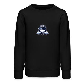 Faultier VR Gamer Gaming Entspannt Relax - Teenager Organic Sweatshirt Mini Changer von Stanley/Stella - Schwarz - Vorne - AI Model Teenager Male light (155cm)