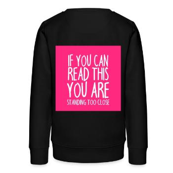 Mundschutz lustig Spruch - lustige Sprüche - Teenager Organic Sweatshirt Mini Changer von Stanley/Stella - Schwarz - Hinten - AI Model Teenager Male light (155cm)