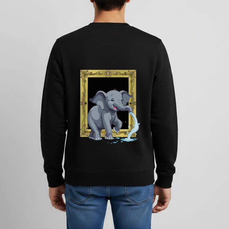 Elefant Elefanten Rüssel Teenager Organic Sweatshirt Mini Changer von Stanley/Stella