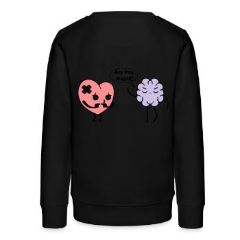 Apprendre le coeur - Sweat ado bio Stanley/Stella - noir - Dos - AI Model Teenager Male light (155cm)