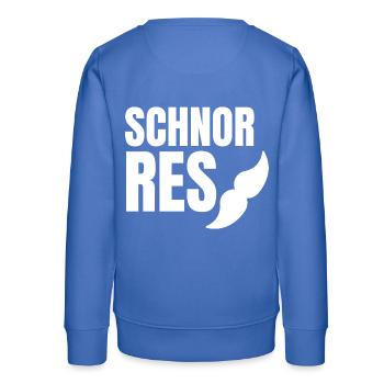 Schnorres - Teenager Organic Sweatshirt Mini Changer von Stanley/Stella - carolina Blue - Hinten - AI Model Teenager Male dark (155cm)