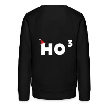 Ho ho ho, Weihnachten! - Teenager Organic Sweatshirt Mini Changer von Stanley/Stella - Schwarz - Hinten - AI Model Teenager Male light (155cm)