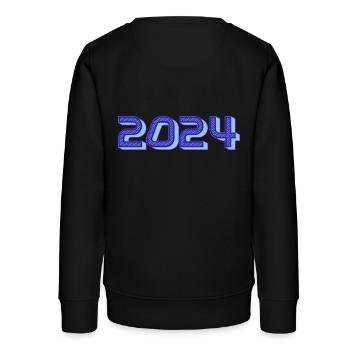2024 - Teenager Organic Sweatshirt Mini Changer von Stanley/Stella - Schwarz - Hinten - AI Model Teenager Male light (155cm)