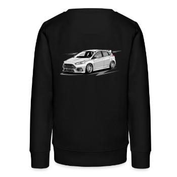 Focus MK3 RS sans pilote - Sweat ado bio Stanley/Stella - noir - Dos - AI Model Teenager Male light (155cm)