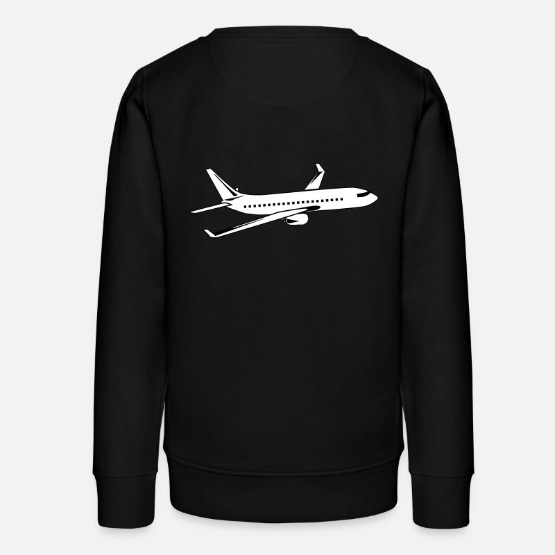 avion - Sweat ado bio Stanley/Stella - noir