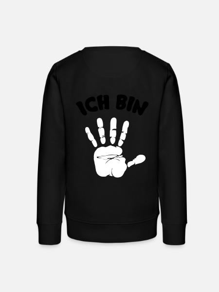 ich bin 5 - Teenager Organic Sweatshirt Mini Changer von Stanley/Stella - Schwarz