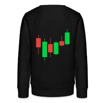 crypto - Teens Organic Sweatshirt by Stanley/Stella - black - Back - AI Model Teenager Male light (155cm)