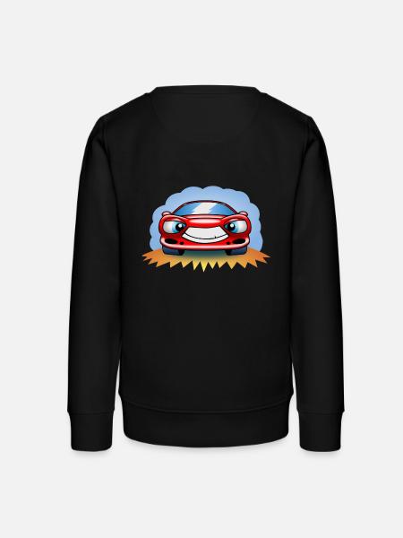 Racing car - Teens Organic Sweatshirt by Stanley/Stella - black