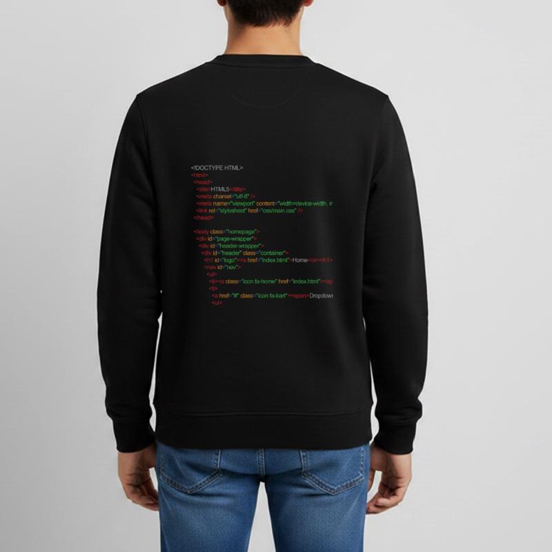 HTML5 code Teens Organic Sweatshirt by Stanley/Stella
