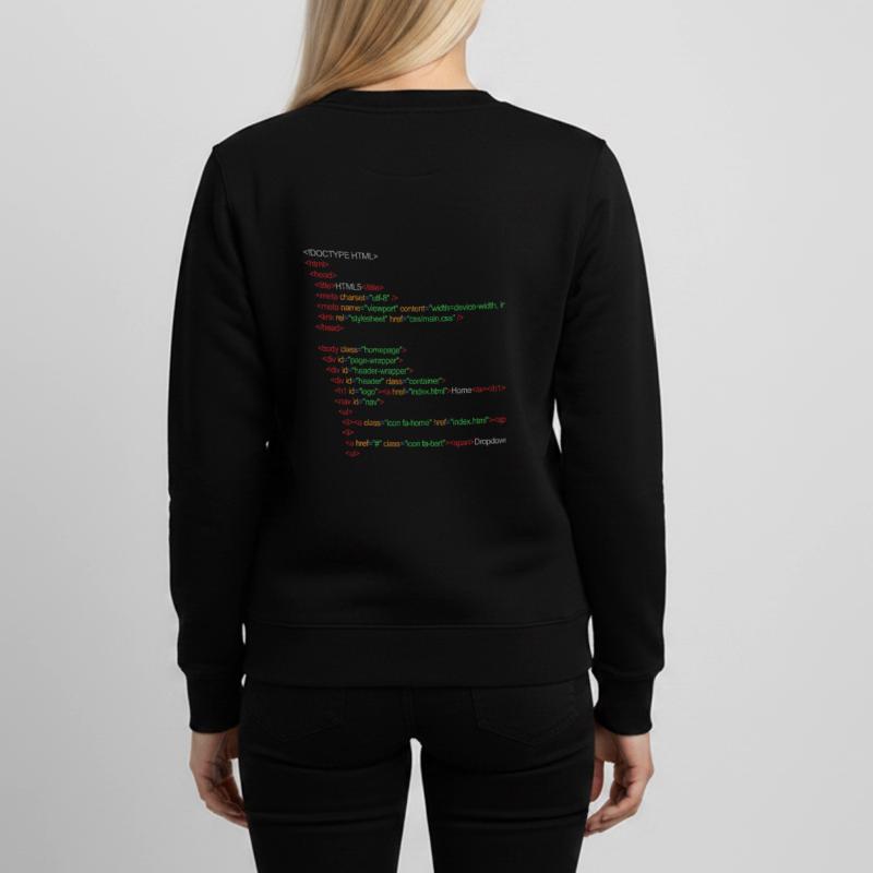 HTML5 code Teens Organic Sweatshirt by Stanley/Stella