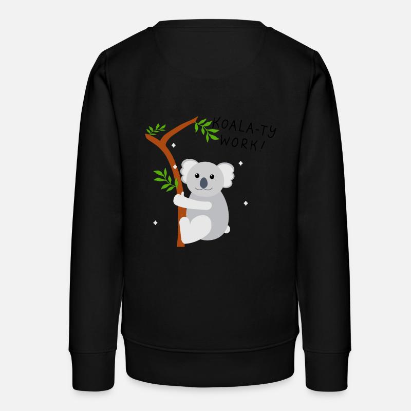 koala - Sweat ado bio Stanley/Stella - noir