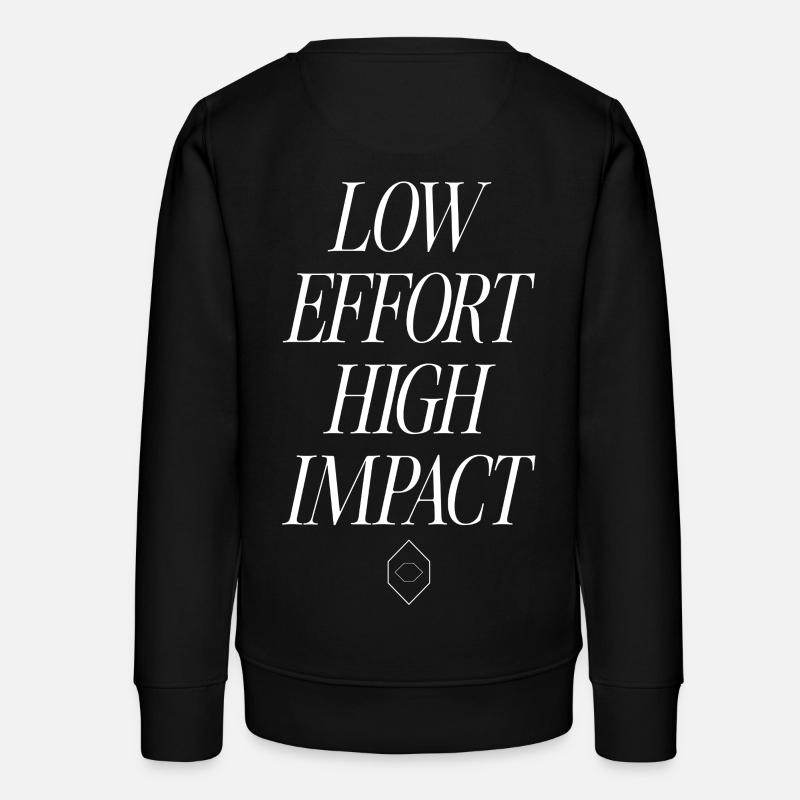 Faible effort, impact élevé - Sweat ado bio Stanley/Stella - noir