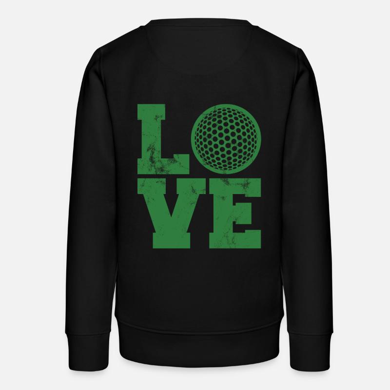 Golf Caddy Golf Course Putter Yardage Gift Tee - Teens Organic Sweatshirt by Stanley/Stella - black