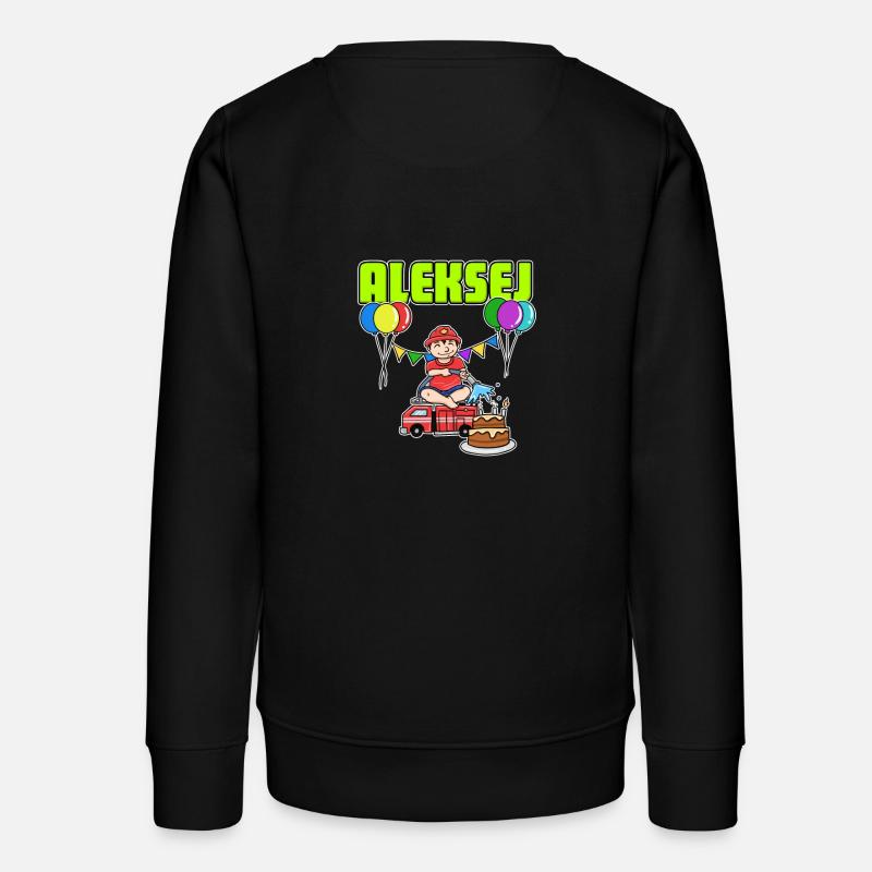 Fire Department Aleksej gift - Teens Organic Sweatshirt by Stanley/Stella - black