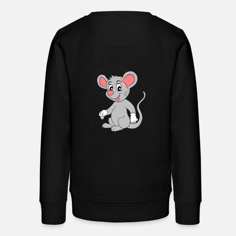 souris - Sweat ado bio Stanley/Stella - noir