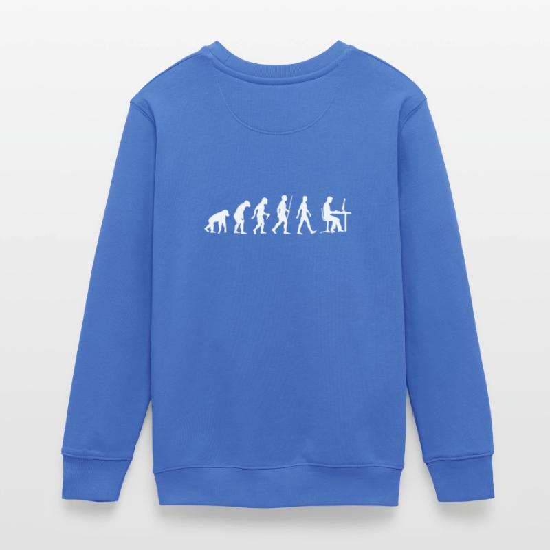 Programmierer Evolution Informatiker Entwickler Teenager Organic Sweatshirt Mini Changer von Stanley/Stella