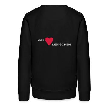 Nous aimons les gens - Sweat ado bio Stanley/Stella - noir - Dos - AI Model Teenager Male light (155cm)