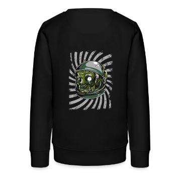 astronautes étrangers - Sweat ado bio Stanley/Stella - noir - Dos - AI Model Teenager Male light (155cm)
