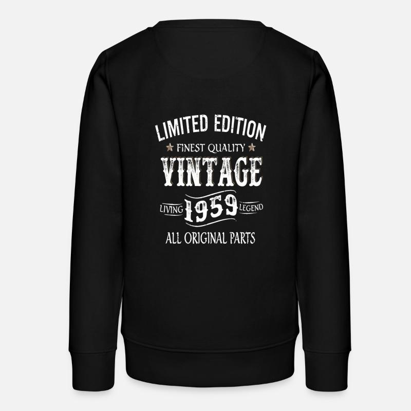 60e anniversaire Édition limitée faite en 1959 - Sweat ado bio Stanley/Stella - noir