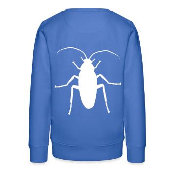 Cafard cafard insecte insecte parasite panique - Sweat ado bio Stanley/Stella - carolina blue - Dos - AI Model Teenager Male dark (155cm)