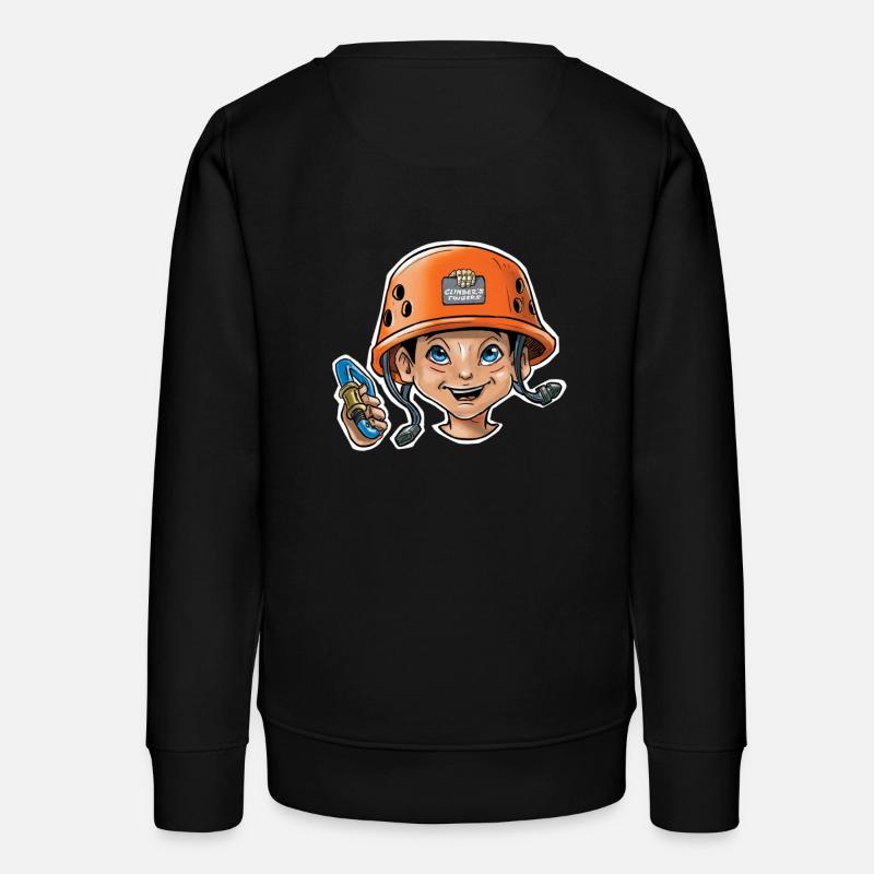 Petit grimpeur 2 - Sweat ado bio Stanley/Stella - noir