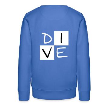 Plongée sur la place - Sweat ado bio Stanley/Stella - carolina blue - Dos - AI Model Teenager Male dark (155cm)
