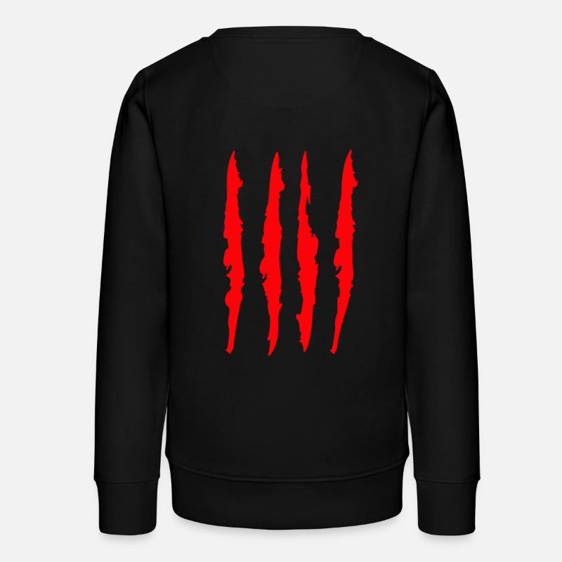 senyera "griffes" rouge - Sweat ado bio Stanley/Stella - noir